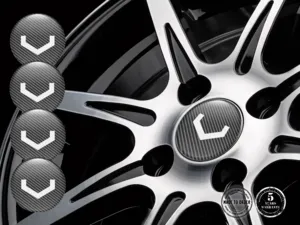 Vossen Radaufkleber Ausgabe Luxusgewölbte Logos